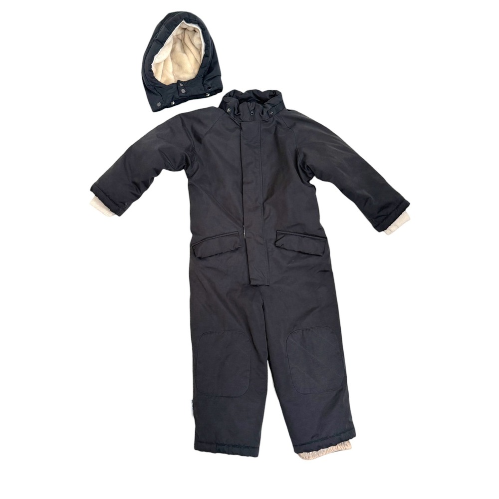 7 A.M. Enfant Snowsuit Grand Kids 4-5T Smokey Gray Insulated Hooded One Piece